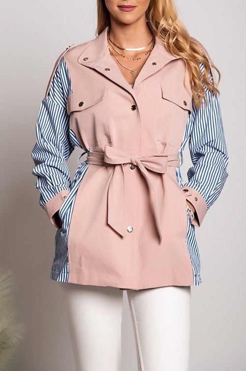 Trench coat Xalapa, pink