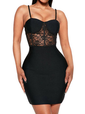 Lesly Lace Bodycon Party Dress