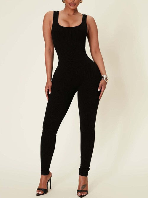 Snatched Bod Stretch Jumpsuit