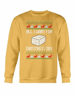 Tofu for Santa Christmas Sweatshirt