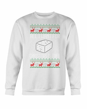 Tofu for Santa Christmas Sweatshirt