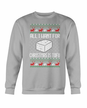 Tofu for Santa Christmas Sweatshirt